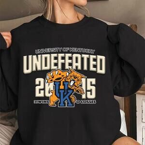 University Of KentuckyS Basketball 2015 Sweater, Unisex Graphic Design Shirt  M